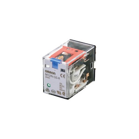Omron MY4IN-CR-GS-R AC220/240 MY4INCRGSRAC220240BYOMZ OMRON Relay, plug-in, 14-pin, 4PDT, 6 A, mechanica..